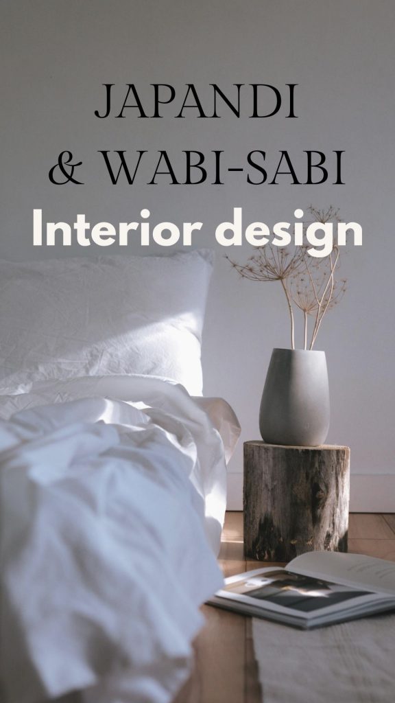 japandi and wabi sabi interior