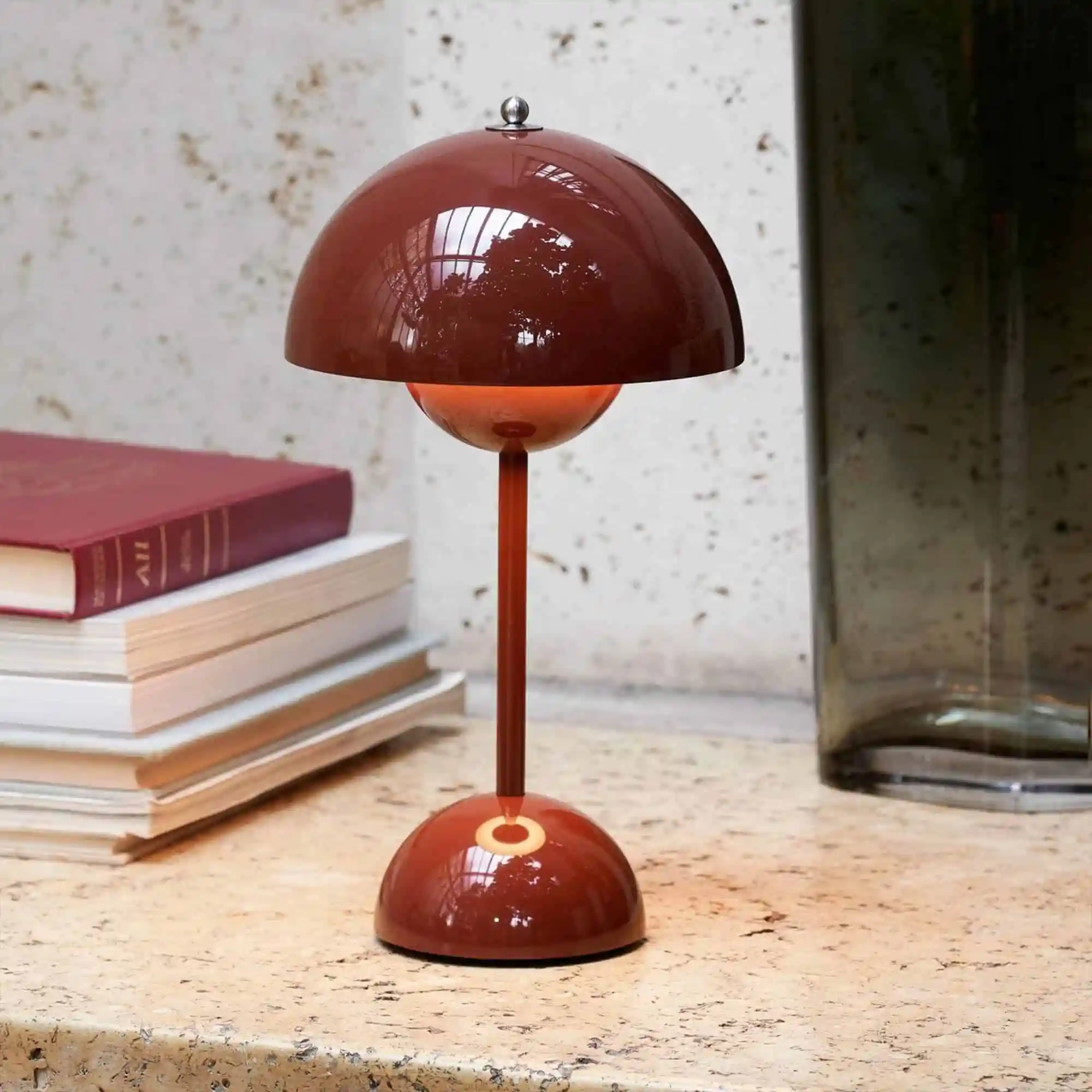 flamingo table lamp red