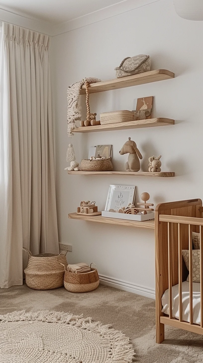 nursery with shelves nursery with shelves